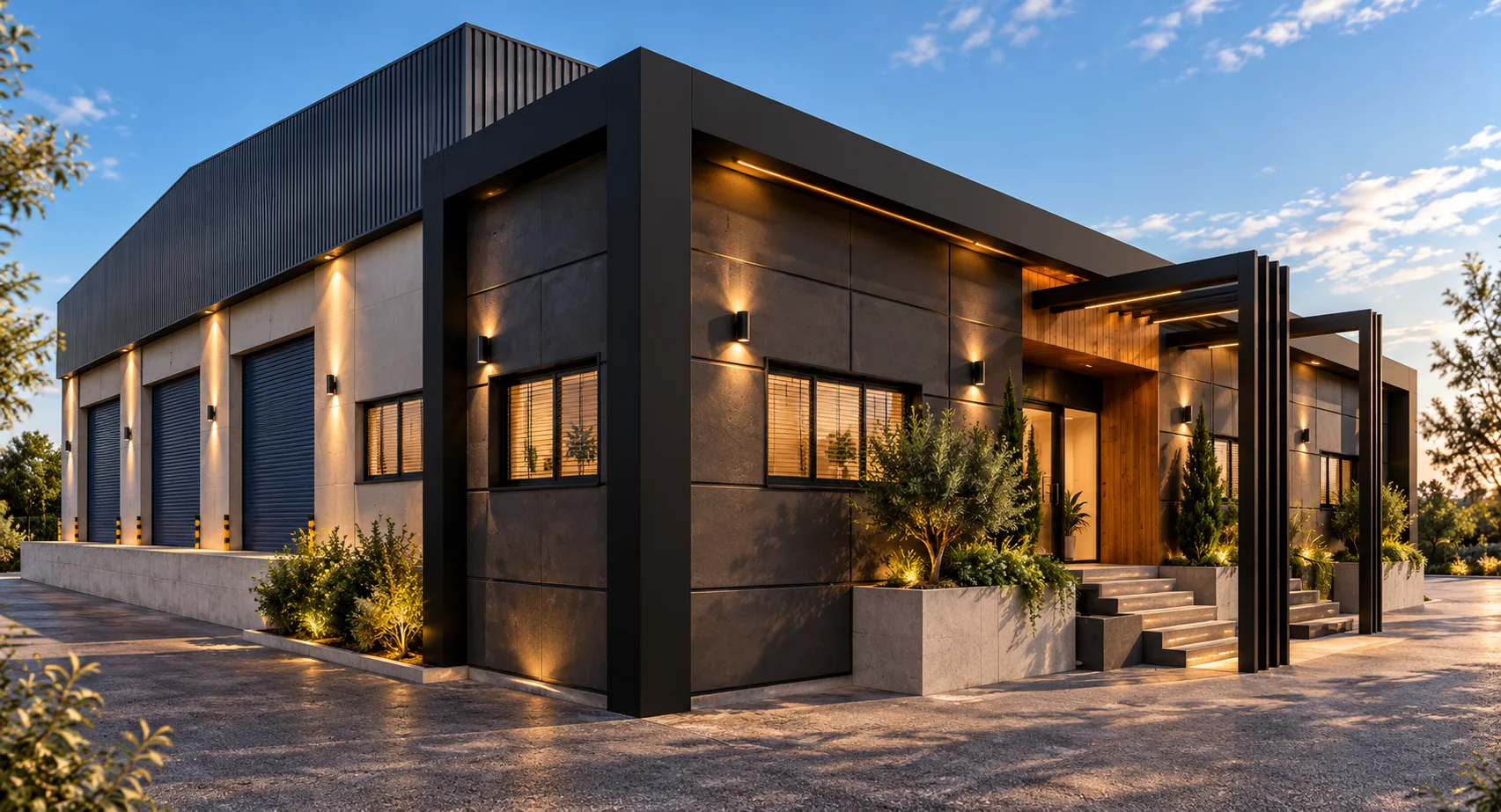 Metal Frame Offices